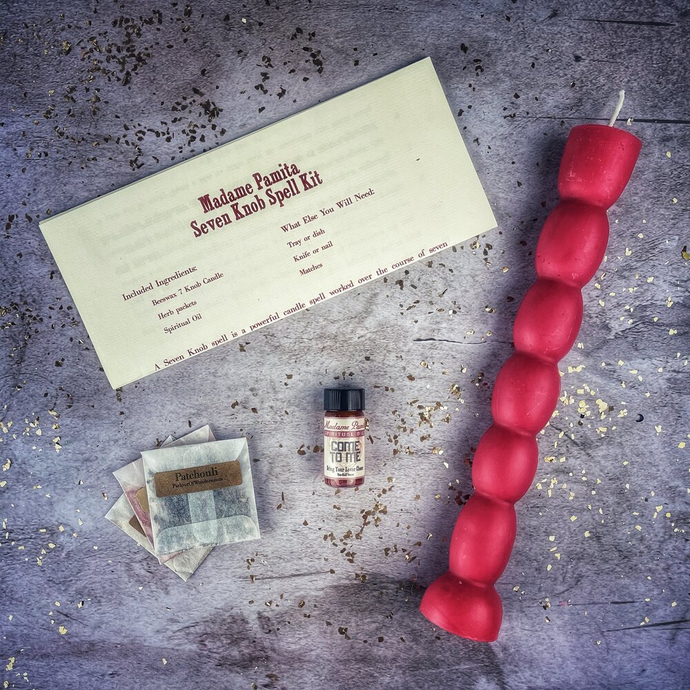 Seven Knob Candle Spell Kit - Northern Magick Supplies