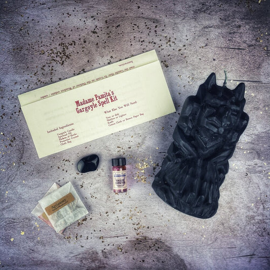 Gargoyle Protection Candle Spell Kit - Northern Magick Supplies