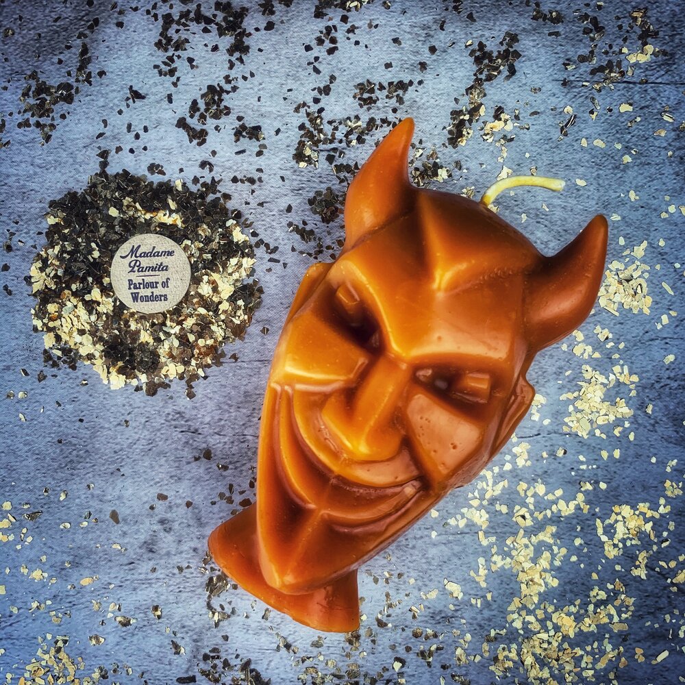 Beeswax Run Devil Run Spell Candle - Northern Magick Supplies