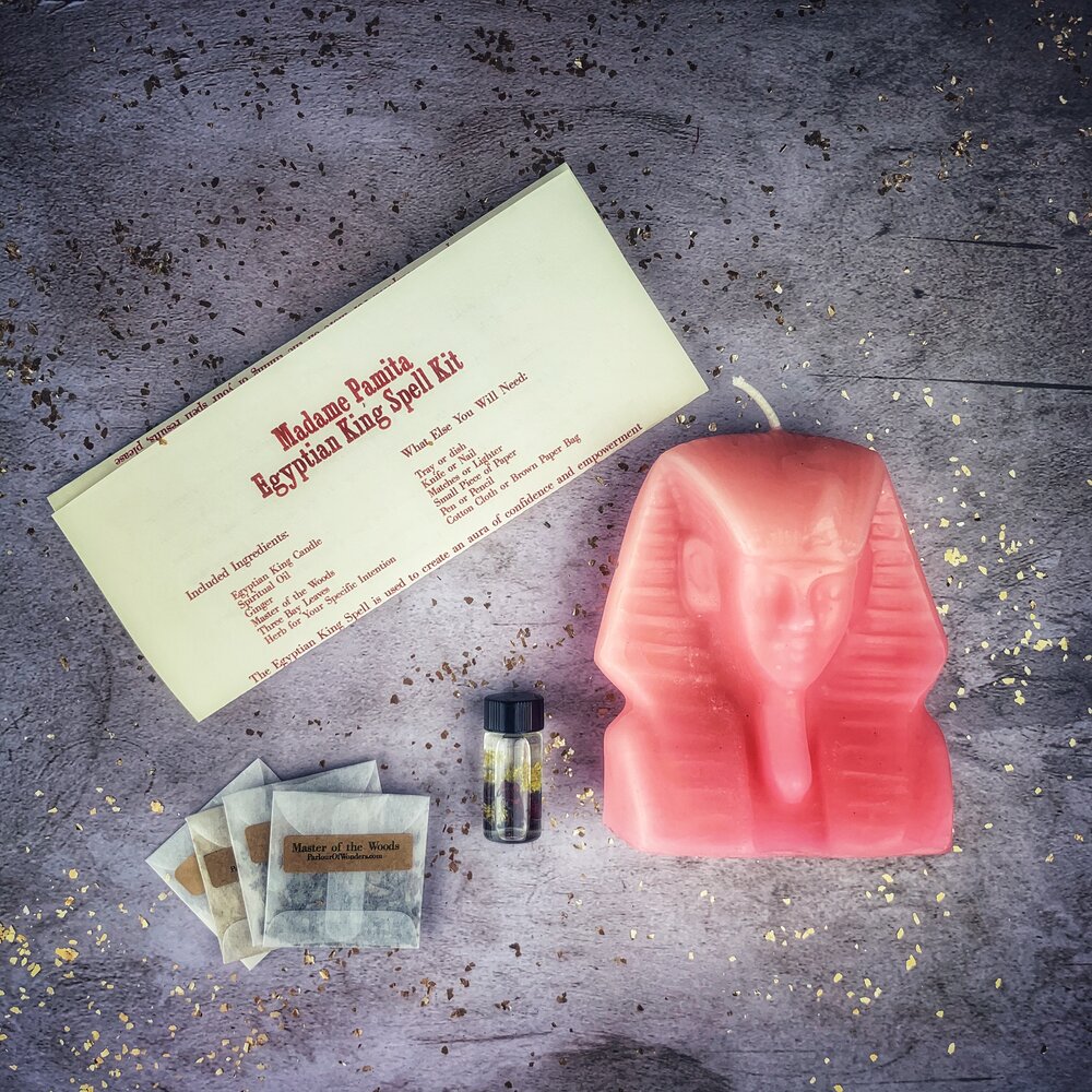 Egyptian King Candle Spell Kit - Northern Magick Supplies