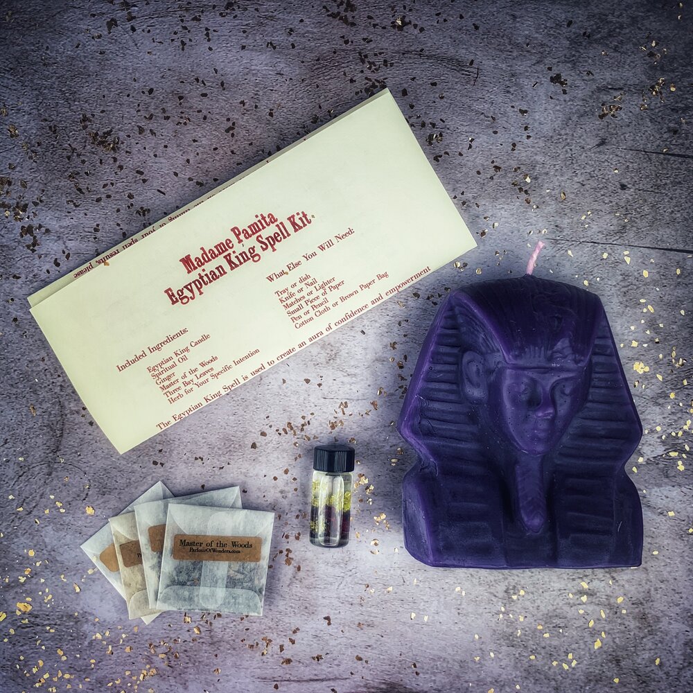 Egyptian King Candle Spell Kit - Northern Magick Supplies