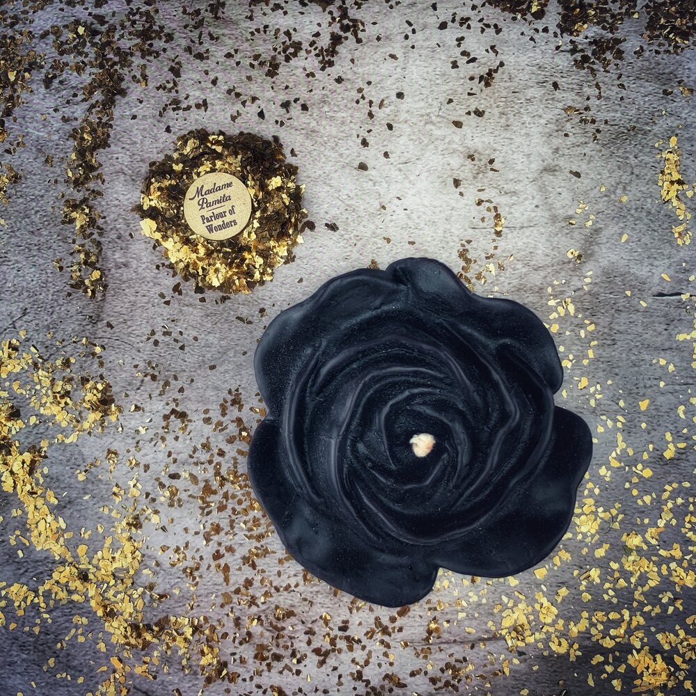 Beeswax Rose Romance Spell Candle - Northern Magick Supplies