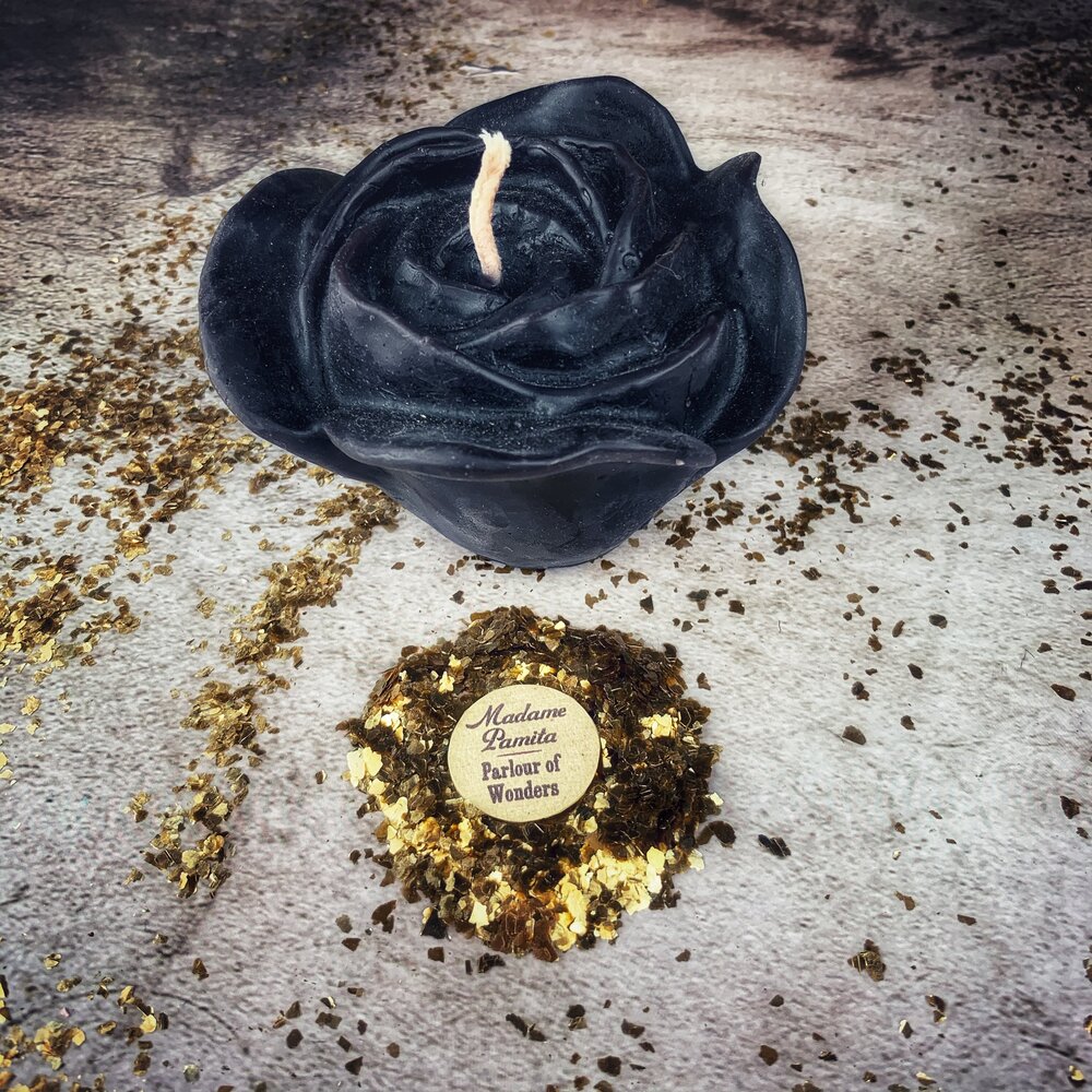 Beeswax Rose Romance Spell Candle - Northern Magick Supplies