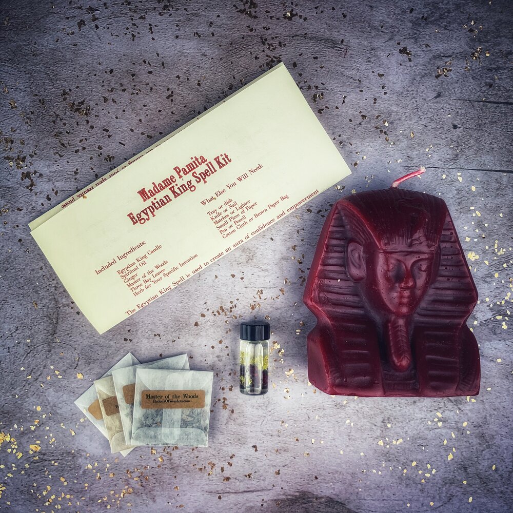 Egyptian King Candle Spell Kit - Northern Magick Supplies