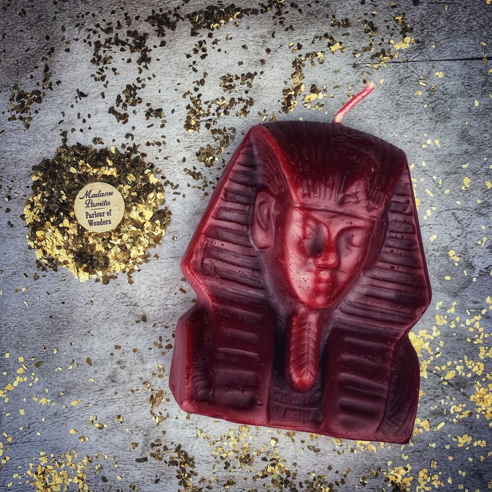 Beeswax Egyptian King Spell Candle - Northern Magick Supplies