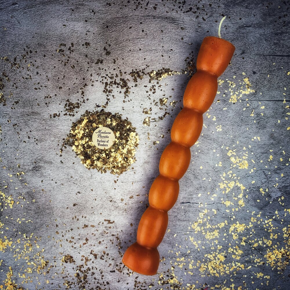 Beeswax Seven Knob Spell Candle - Northern Magick Supplies