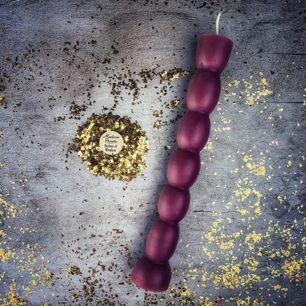 Beeswax Seven Knob Spell Candle - Northern Magick Supplies