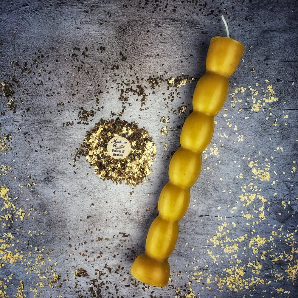 Beeswax Seven Knob Spell Candle - Northern Magick Supplies