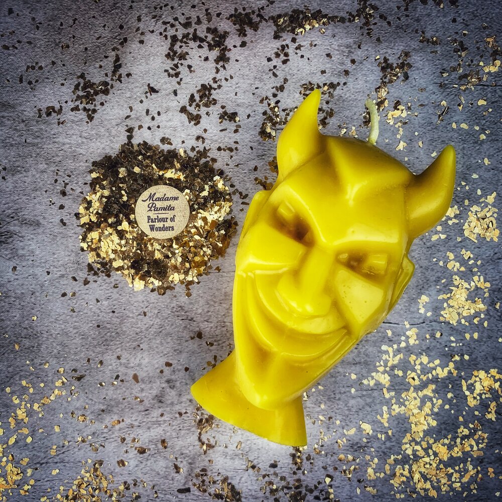 Beeswax Run Devil Run Spell Candle - Northern Magick Supplies