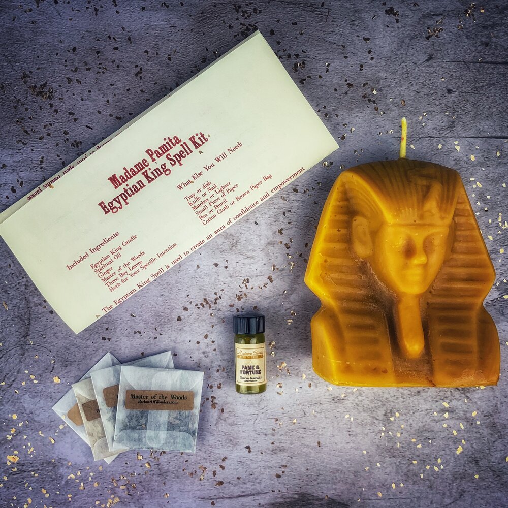 Egyptian King Candle Spell Kit - Northern Magick Supplies
