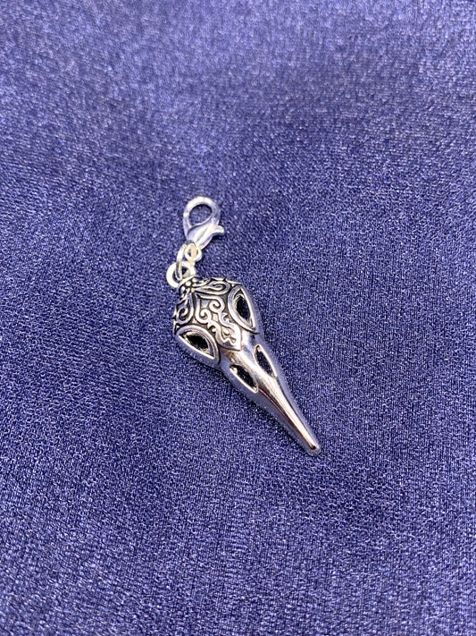 Charm - Raven Skull - Northern Magick Supplies