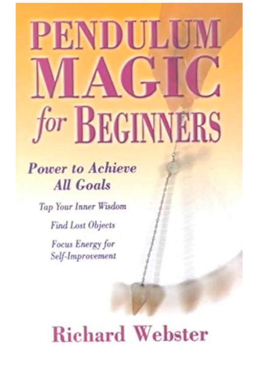 Pendulum magic for beginners by Richard Webster USED!! CONDITION GOOD
