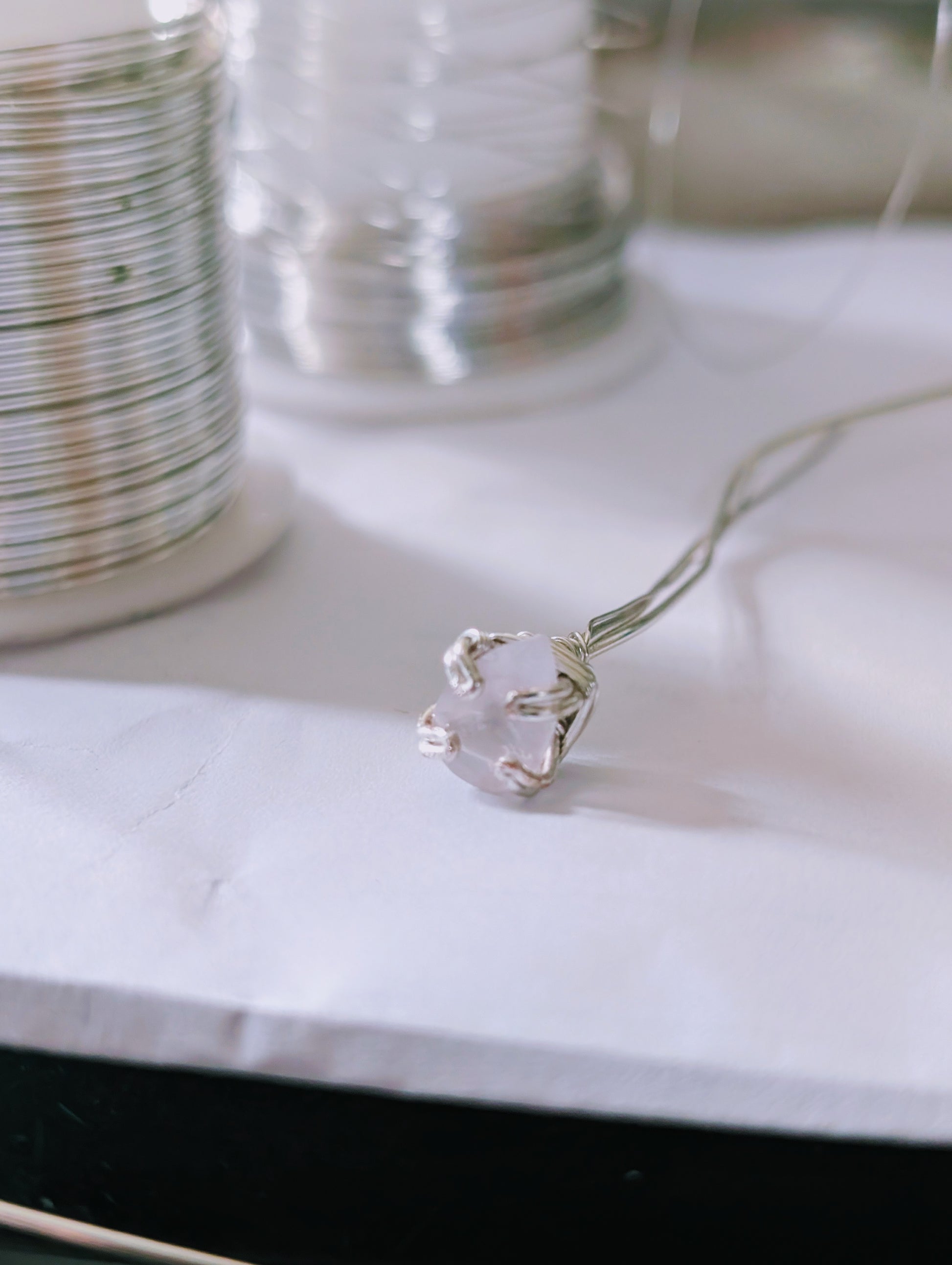 🌟 Manifest Love 💕 with our Rose Quartz Pendant!🌟 - Northern Magick Supplies