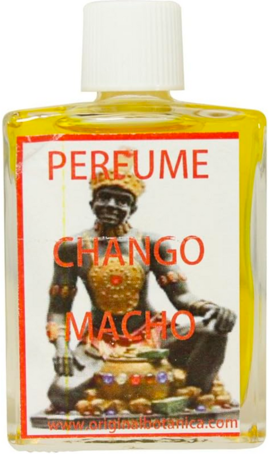 Original Botanica Chango Macho Perfume Good Luck Cologne Spiritual for Magic and Rituals Protection Healing, 1 oz