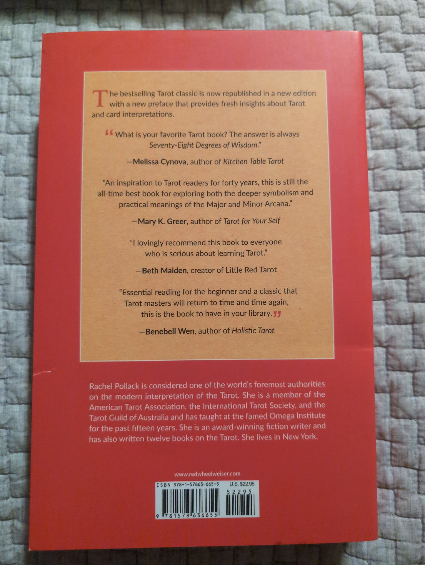 Title: Seventy-Eight Degrees of Wisdom by Rachel Pollack (Pre-Loved)