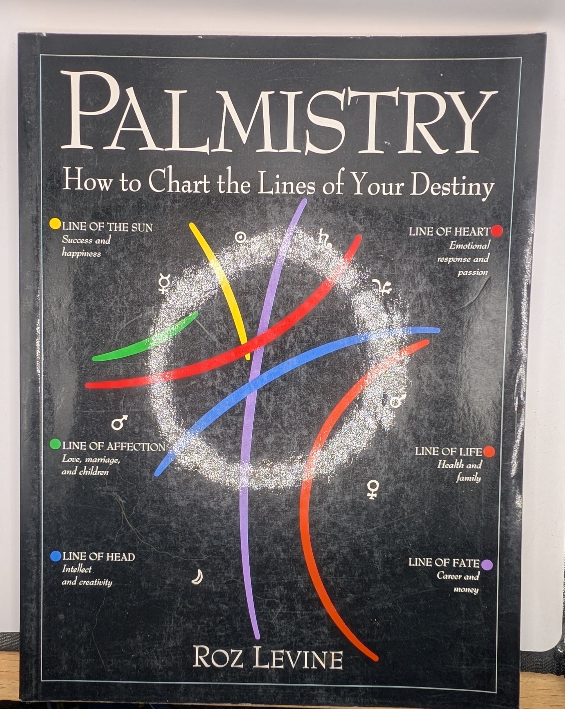 Palmistry: How to Chart the Lines of Your Destiny
Roz Levine USED!! CONDITION POOR - Northern Magick Supplies