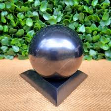 Shungite Sphere Stand - Northern Magick Supplies