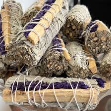 White Sage, Palo Santo & Lavender - Smudge Stick