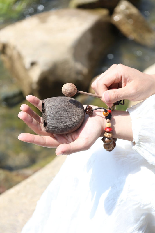 "The Forest Woodblock" Natural Seed Percussion